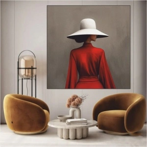 Loanna, uramljena slika 50x50cm - Img 2