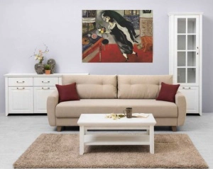 Marc Chagall, Birthday 1915., uramljena slika dimenzije 40x50cm - Img 2