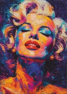 Marilyn Monroe , uramljena slika 40x50cm i 50x70cm