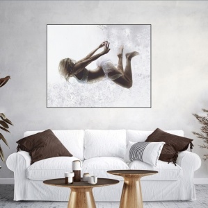 Nia balerina, , uramljena slika 40x50cm, 50x70cm i 60x90cm - Img 2