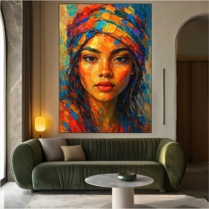 Rita, uramljena slika 40x50cm , 50x70cm i 60x90cm - Img 2