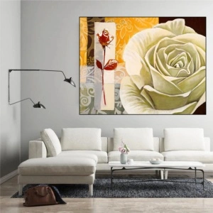 Rose garden, uramljena slika 60x80cm - Img 2