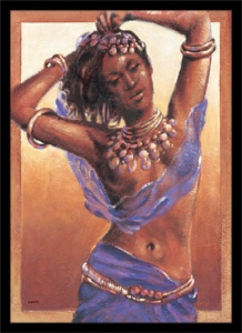 Samanta, uramljena slika 50 x 70 cm - Img 2