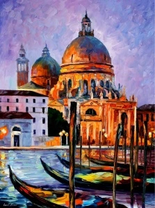 Venecija Italy, uramljena slika 30x40cm i 40x50cm