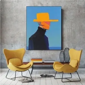 Ziko, uramljena slika 40x50cm , 50x70cm i 60x90cm - Img 2