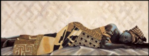 Abebi, uramljena slika, dimenzije 30x70cm i 35x100cm