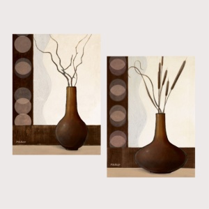 Autumn light, komplet od dve uramljene slike 50x70cm - Img 3
