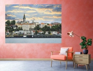 Beograd Saborna crkva , uramljena slika 70x100cm - Img 2