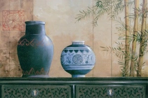 Blue vase