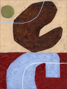 Krive linije, uramljena slika 40x50cm , 50x70cm i 60x80cm