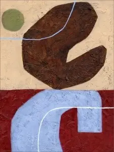 Krive linije, uramljena slika 40x50cm , 50x70cm i 60x80cm