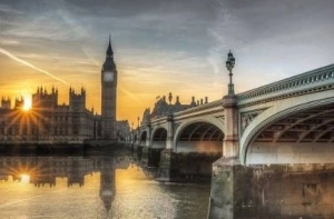 London Big Ben, uramljena slika 70x100cm