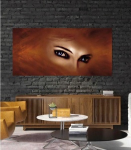 Miranda, uramljena slika 30x70cm - Img 2