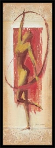 Red figure florish