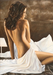 Sophie, uramljena slika 60x80cm