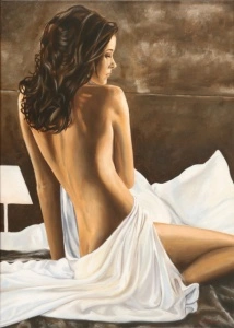Sophie, uramljena slika 60x80cm