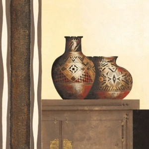 Tocapu, uramljena slika 70x70cm