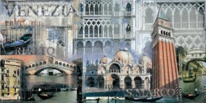 Venezia, uramljena slika 30x70cm i 50x100cm
