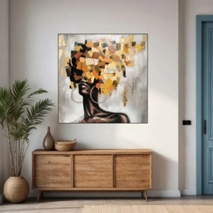 Vida, uramljena slika 50x50cm - Img 2