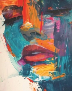 Vigda, uramljena slika 40x50cm , 50x70cm i 60x90cm