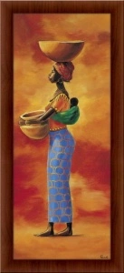 Zuri, uramljena slika 20x50cm i 30x70cm