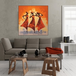 Aswary, uramljena slika 50x50cm - Img 2
