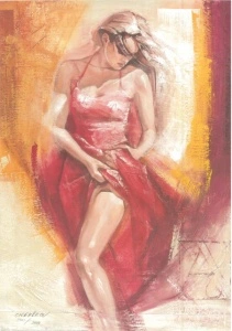 Johana, uramljena slika 70x100 cm