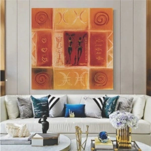 Malaika, uramljena slika 70x70cm - Img 2