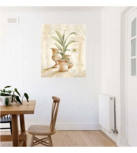 Palma di cocco, uramljena slika 50x60cm - Img 2