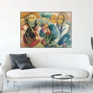 Pippets 1, uramljena slika 56x71cm - Img 2