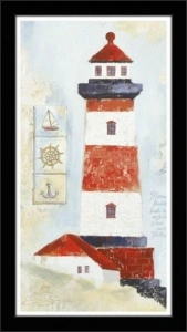 Red white lighthouses, picture - Img 2