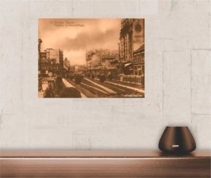 Stari Beograd Terazije 1920., uramljena slika 30x40cm i 40x50cm - Img 2