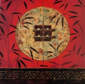 Zakljucano sunce, uramljena slika 70x70cm