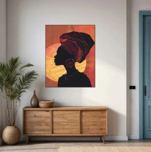 Abena, uramljena slika 40x50cm i 50x70cm - Img 2