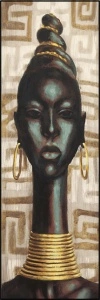 Abiona, uramljena slika dimenzije 35x100cm