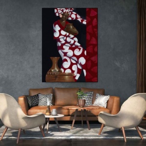 Beauty with lance, framed picture - Img 3