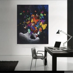 Colored girl, uramljena slika 40x50cm i 50x70cm - Img 3