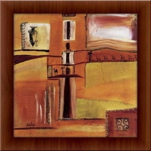 Desert life, framed picture
