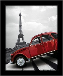Eiffel tower, framed picture