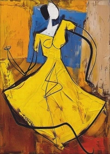 Fida, uramljena slika 40x50cm , 50x70cm i 60x90cm
