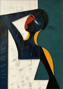 Natuho, uramljena slika 40x50cm , 50x70cm i 60x90cm