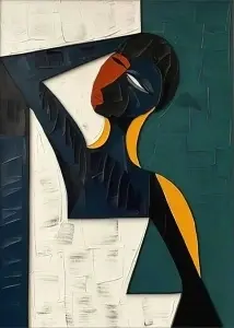 Natuho, uramljena slika 40x50cm , 50x70cm i 60x90cm