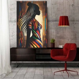 Nuru, uramljena slika 40x50cm i 50x70cm - Img 2