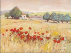 Provansa, uramljena slika 60x80cm
