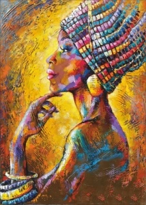 Riana, uramljena slika 40x50cm, 50x70cm i 60x90cm
