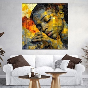 Timma, uramljena slika dimenzije 50x50cm i 70x70cm - Img 2