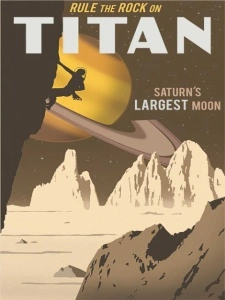 Titan, stari poster, uramljena slika 30x40cm i 40x50cm