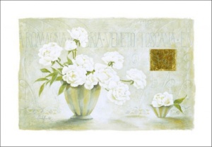 Toscana fiori, uramljena slika 70x100cm