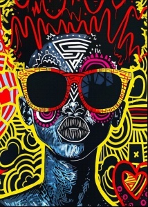 Yaga, uramljena slika 40x50cm , 50x70cm i 60x90cm