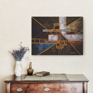 Averdo, uramljena slika 56x71cm - Img 2